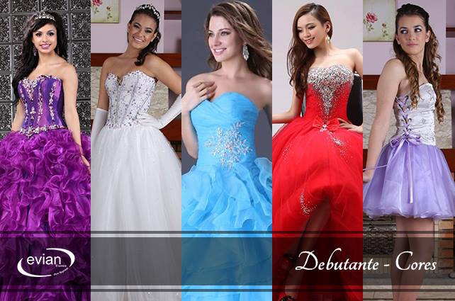Blog 15 Anos Debutantes Buffet Evian Eventos | Como escolher a cor do vestido para Debutante 